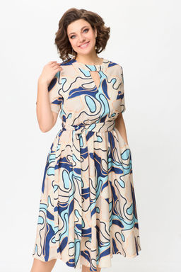 Блуза Swallow 803.2 черный+серебряный узор фото 1117