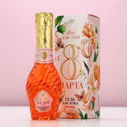 Гель для душа мондоро 8 Марта, 250 мл, аромат сочных ягод, Чистое счастье