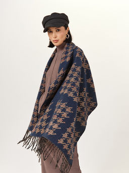 в составе ШЕРСТЬ  и КАШЕМИР Большой, мягкий, теплый  двусторонний палантин - Tantino фото 5