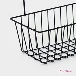 Корзина подвесная Доляна, 28×16.5×22 см, МИКС