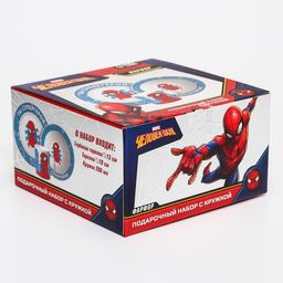 Набор посуды, 3 предмета: тарелка 16,5 см, миска 14 см, кружка 250 мл, Ты - супергерой, Человек-паук - Marvel фото 10