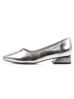 06-728-2MT GREY/SILVER Туфли женские (натуральная кожа)