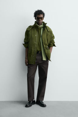 TECHNICAL PARKA WITH DETACHABLE WAISTCOAT