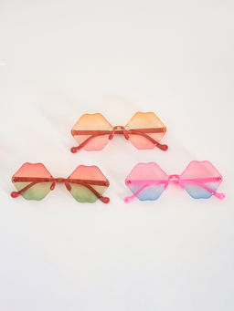 Цена за 2 шт. Карнавальные очки «Губы» градиент, цвета МИКС