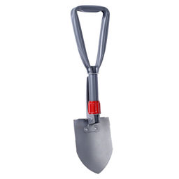 Лопата складная саперная ИРЕМЕЛЬ СПУТНИК-03 тол.1.5мм, дл.46.5см, лезвие 15.5x11.2см, термообр. углерод. сталь, 42-46HRC, алюм. ручка, чехол/уп18 - Галеонтрейд фото 4