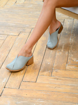 Сабо 5200.23663br.Авокадо лион+коричневый