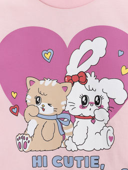 ACOOLA / Джемпер детский для девочек Inga розовый  фото 4