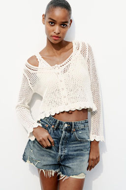 ROMANTIC KNIT CARDIGAN - Zara фото 4
