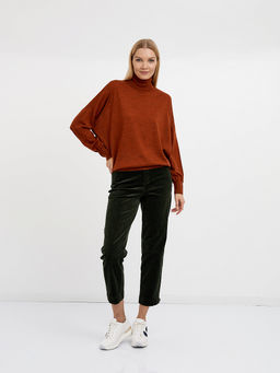 водолазка женская из шерсти с рукавом летучая мышь - Glenfield фото 2