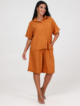 566 ЖЕНСКИЙ КОСТЮМ (шорты) (Песочный) - А-дина фото 2