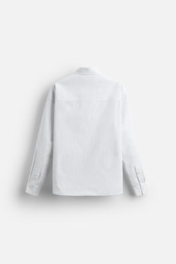 STRIPED POPLIN SHIRT - Zara фото 8