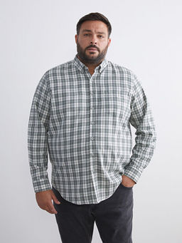 Regular Fit Uzun Kollu Ekose Erkek G?mlek