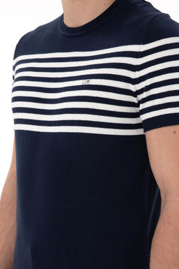 Erkek Slim Fit Bisiklet Yaka Lacivert Triko Ti__rt Sepette S_rpriz _ndirim - U.s. polo assn фото 7