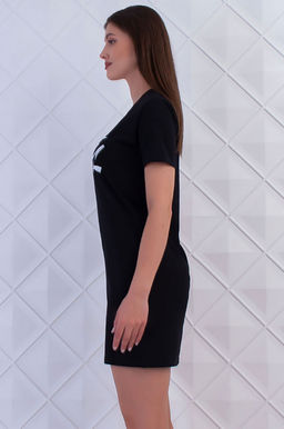 Арт. 9358 Туника женская 44-52 (5 шт) Цвет:черный - Калинка фото 2