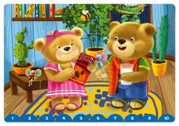 Собери картинки по цифрам и цветам. ДружиМишки - Робинс фото 6