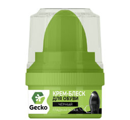 GECKO крем-блеск д/обуви Черный 60мл