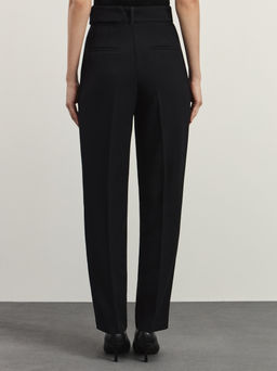 Брюки зауженные к низу с поясом / Zarina фото 4