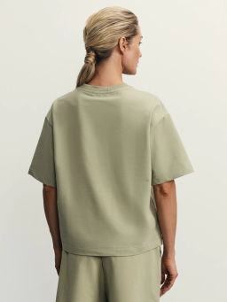 Футболка из футера с принтом / Zarina  фото 5