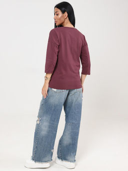 IV-CAPRIZ Мимулус - футболка лиловый