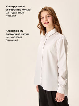 Блузка 4ш71226 белый - Nikastyle фото 3