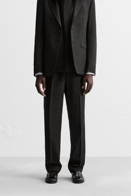 REGULAR FIT WOOL TROUSERS - Zara фото 11