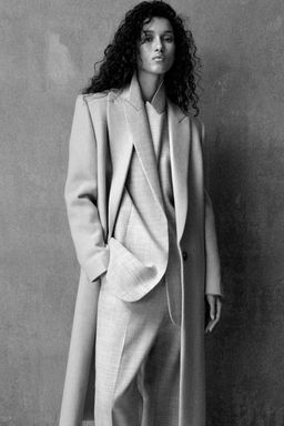 PANTAL?N STRAIGHT LEG EN MEZCLA DE LANA - H&m фото 7