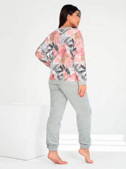 Костюм женский махра с брюками "ЗЕМФИРА" РОЗОВЫЙ