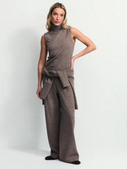 Прямые вязаные брюки / Zarina