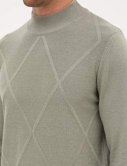 Ada _ay_ Slim Fit Yar_m Bal_k__ Yaka Triko Kazak - Pierre cardin фото 7