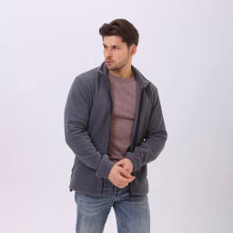 RODOS Толстовка на молнии мужская флис М-321 Синий  фото 21