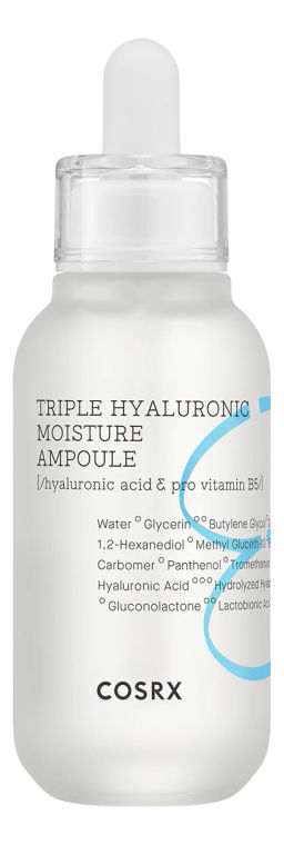 Hydrium Triple Hyaluronic Moisture Ampoule - Сыворотка для глубокого увлажнения с гиалуроновой кислотой, 40 мл