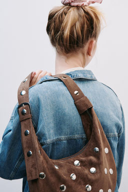 STUDDED SHOULDER BAG - Zara фото 8