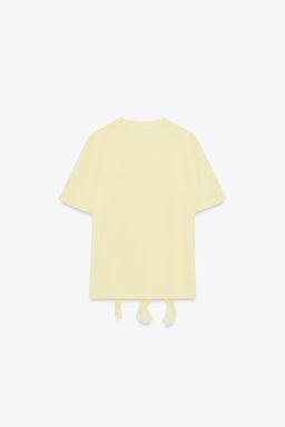 T-SHIRT WITH FRONT RUFFLES - Zara фото 5