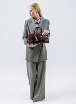 Сумка Lanotti CROCO LINE 8346/фиолетовый