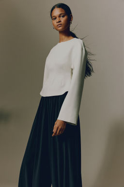 Top interlock con cintura entallada - H&m фото 6