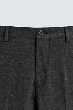TEXTURED SUIT TROUSERS - Zara фото 8