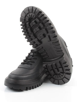 03-YH329-3 BLACK Полуботинки женские (натуральная кожа)