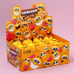 Цена за 24 шт. Бальзам для губ Улыбка, 12 г, тон прозрачный - Выбражулька фото 10