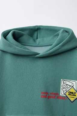 SKATE PATCH HOODIE - Zara фото 3
