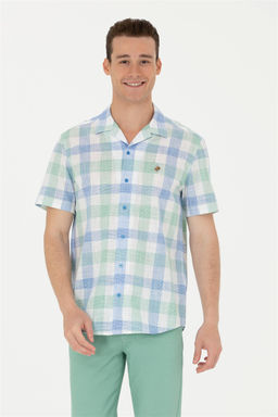 U. S. Polo Assn Мужская рубашка Saks с коротким рукавом - U.s. polo assn фото 3