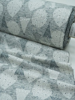 Теплый хлопок Зимний лес, ш.1.5м, хлопок-100%, 160гр/м.кв