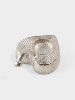 Подсвечник с ручкой Сердце, 12?9.5?5.5 см, алюминий