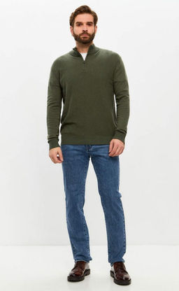 Джемпер F421-1570 khaki - Fine joyce фото 7