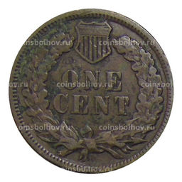 Монета 1 цент 1906 года США