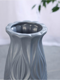 Ваза для цветов напольная «Криспин», 59×15 см, керамика, серая