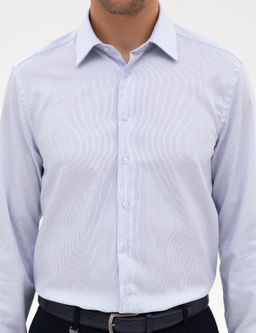 A__k Mavi Non Iron Kolay _t_lenebilir Slim Fit G_mlek - Pierre cardin фото 6