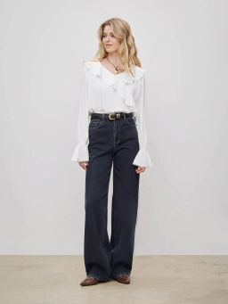 Однотонная блузка B2976/moriviz