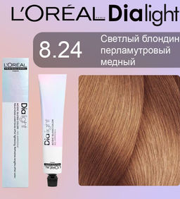ДИА ЛАЙТ 8.24 Iridescent Cooper Blonde, крем-краска 50 мл