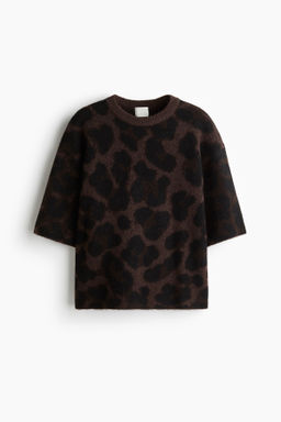 Jersey boxy en punto jacquard