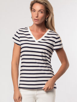 Футболка Vilatte хлопок с эластаном комбинированная